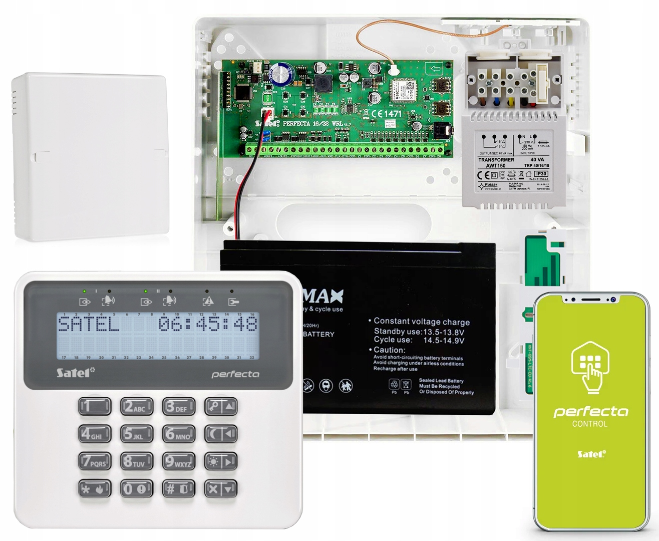 Alarm Do Domu Satel Perfecta 16 Lte Aplikacja Sms Zestaw Alarmowy Aplikacja