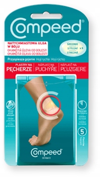 COMPEED Náplasti na pľuzgiere stredné 5ks.