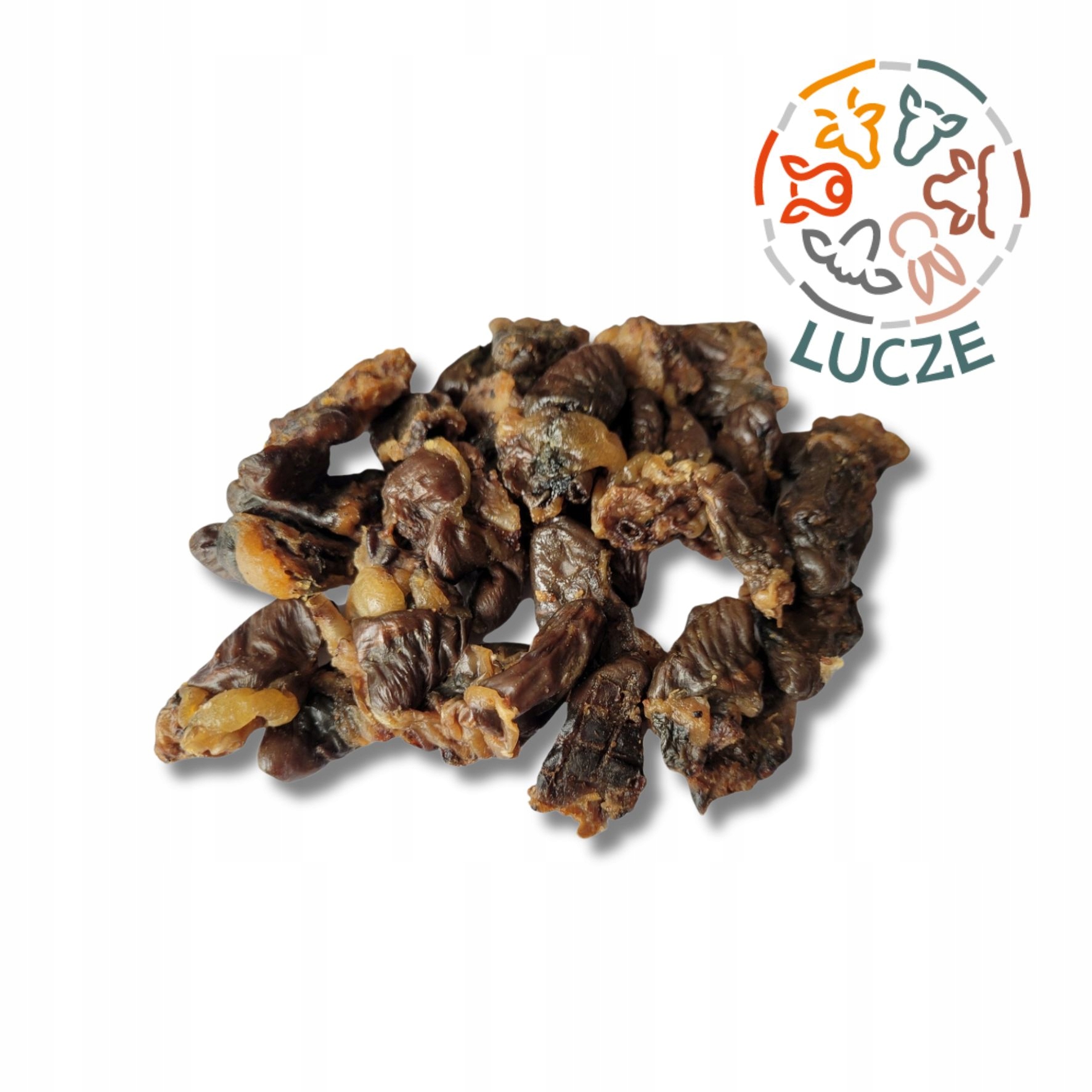 Lucze Kuřecí srdce 1 kg sušené 100% Přírodní kousátko psí pamlsek