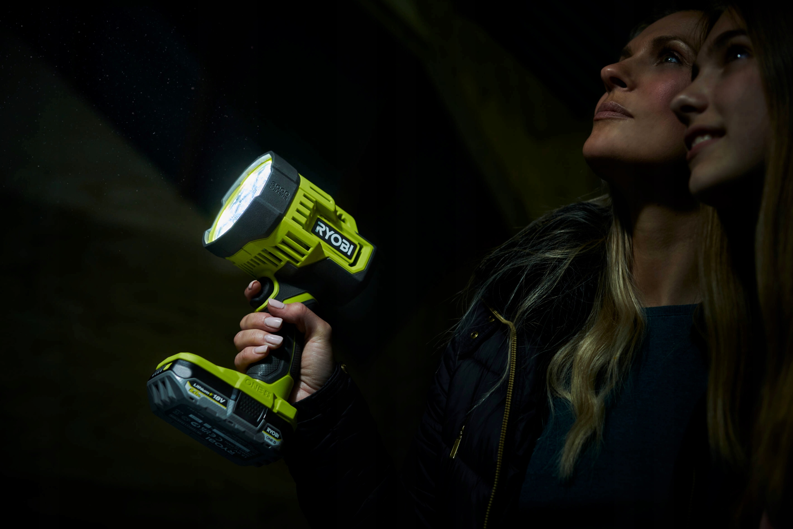 LAMPA LED LATARKA SZPERACZ 3000 Lm RYOBI RLS18 2Ah Weight with packaging 0 6 kg