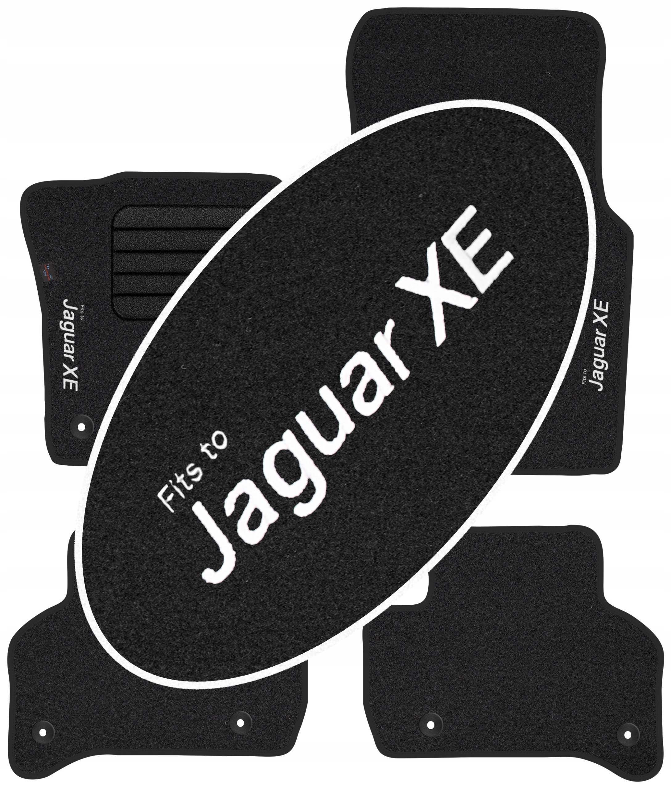 

Jaguar Xe 2015- Welurowe z Haftem