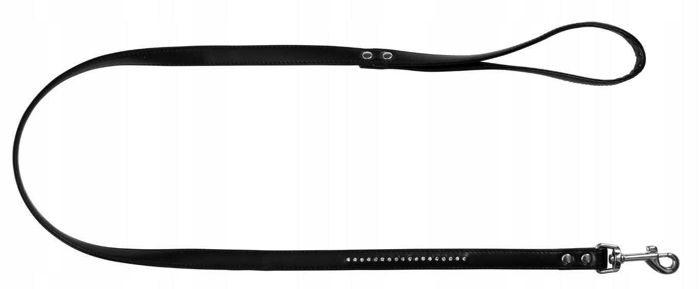

Smycz dla psa Diamond, 110 cm x 14 mm, czarna