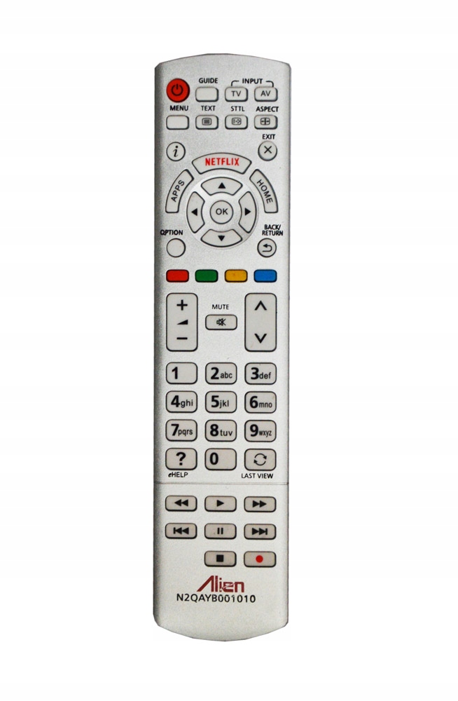 Pilot uniwersalny Panasonic TV LCD N2QAYB001010 ,NETFLIX