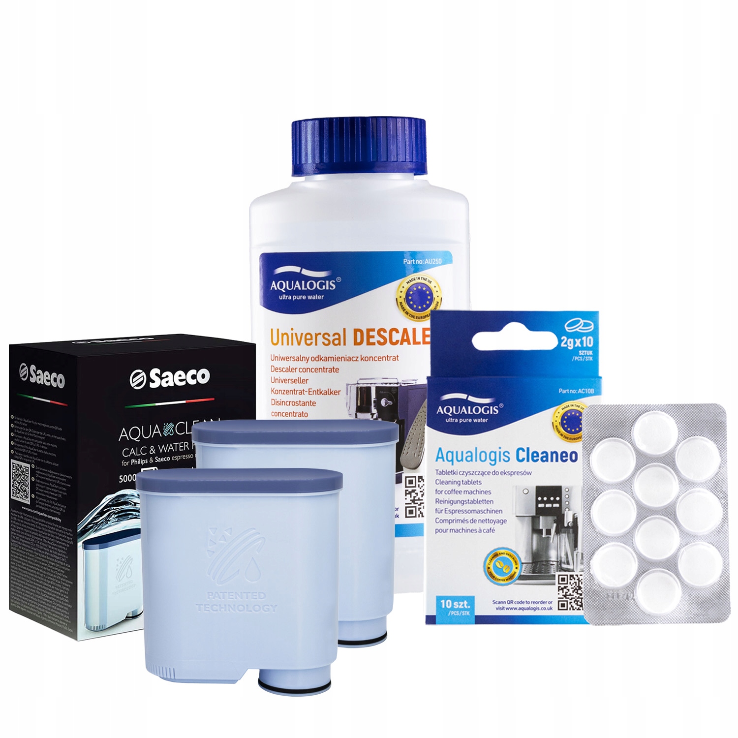 x2 Filtr do kávovaru Saeco AquaClean CA6903 UniDec Cleaneo 10 ks