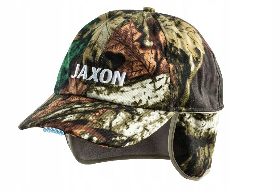 Jaxon Czapka z latarką w daszku i osłoną na uszy