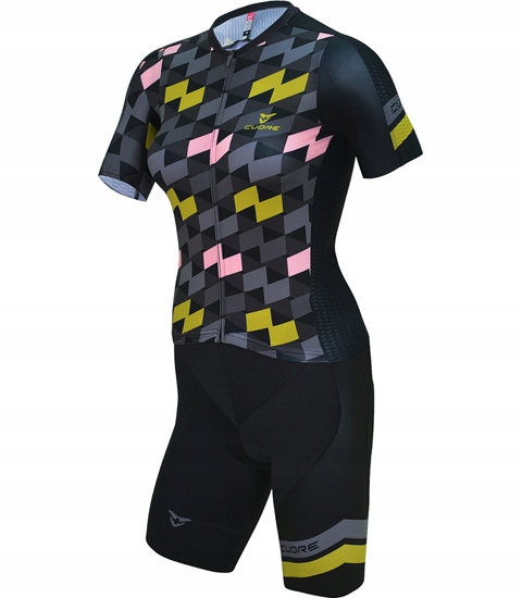 Triatlonový oblek Cuore týmový švýcarský zlatý vel. M