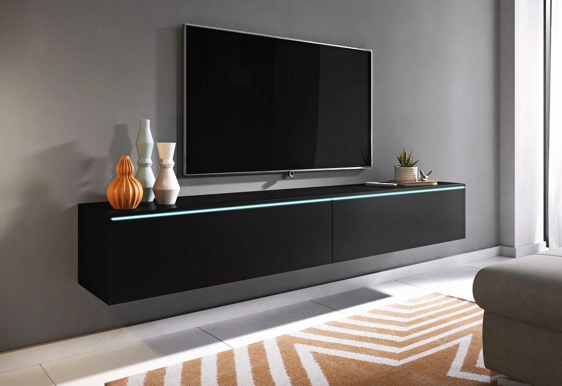 Szafka RTV wisząca Lowboard 180 cm x 30 cm x 31 cm