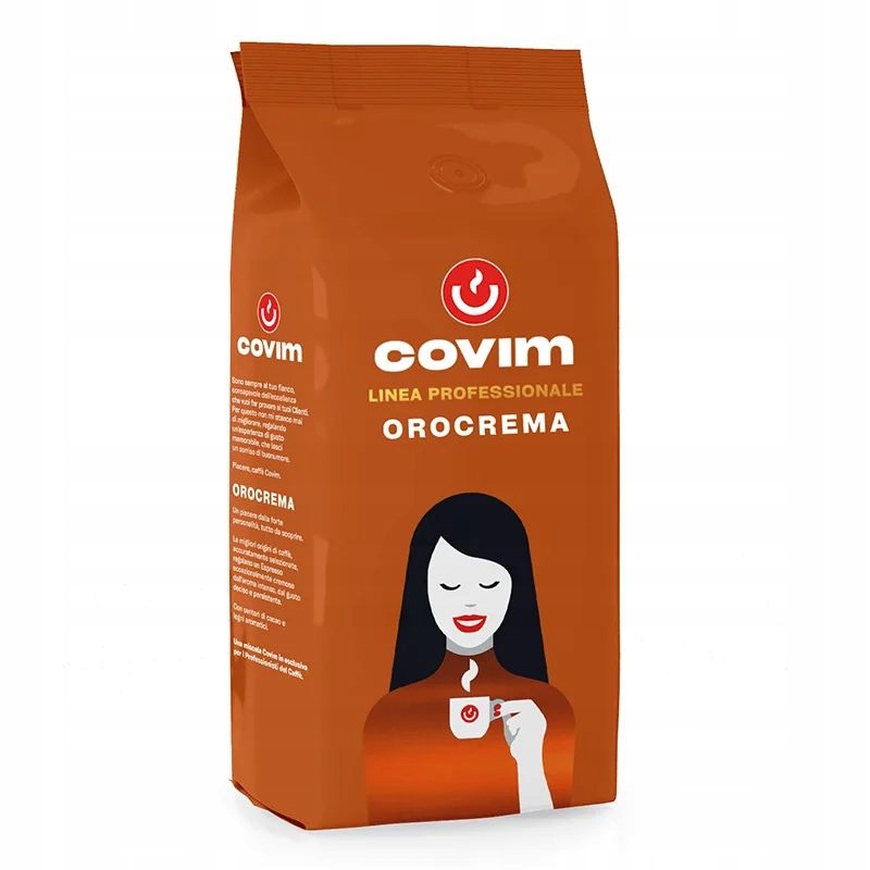 Levně Covim Káva zrnková směs Orocrema 1000g Crema