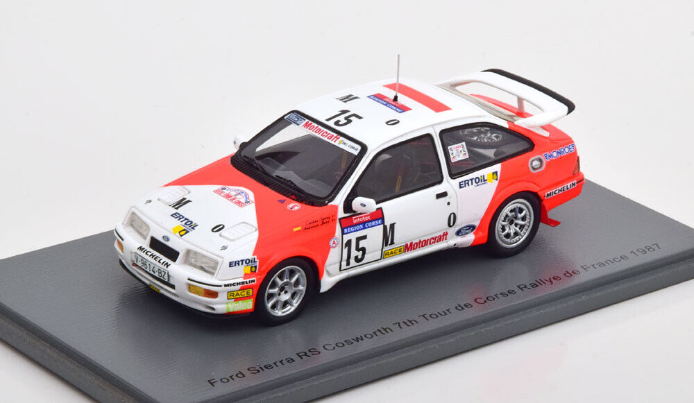Spark Ford Sierra Rs Sainz Tour de Corse 1987 1/43