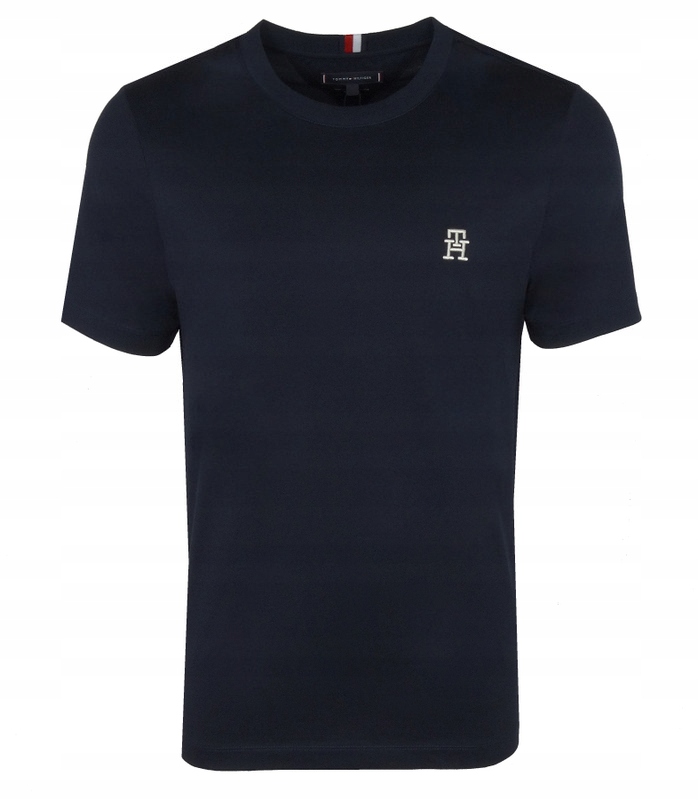 Tommy Hilfiger, pánské tričko, tmavě modrá barva, velikost S