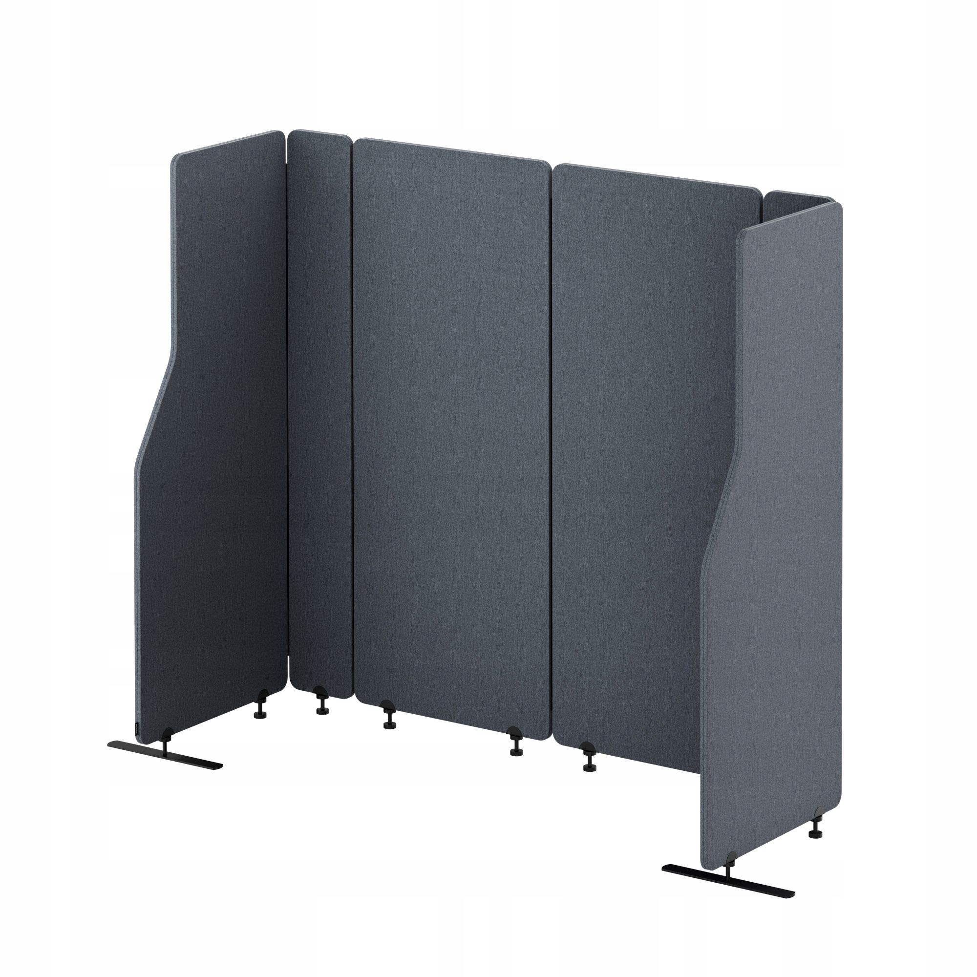Parawan Akustyczny Ścianka Panelowa Jan Nowak Sadie Carbon Fog 280/145 cm