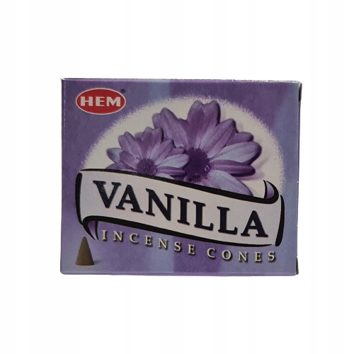 

Indyjskie Kadzidła Stożkowe Vanilla