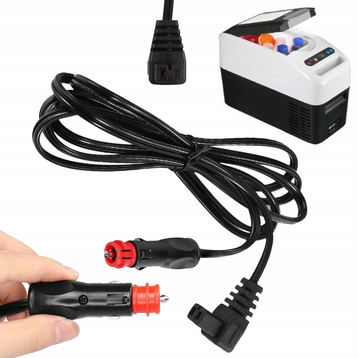 Kabel Zasilający Do Lodówki Turystycznej 2M 12/24V