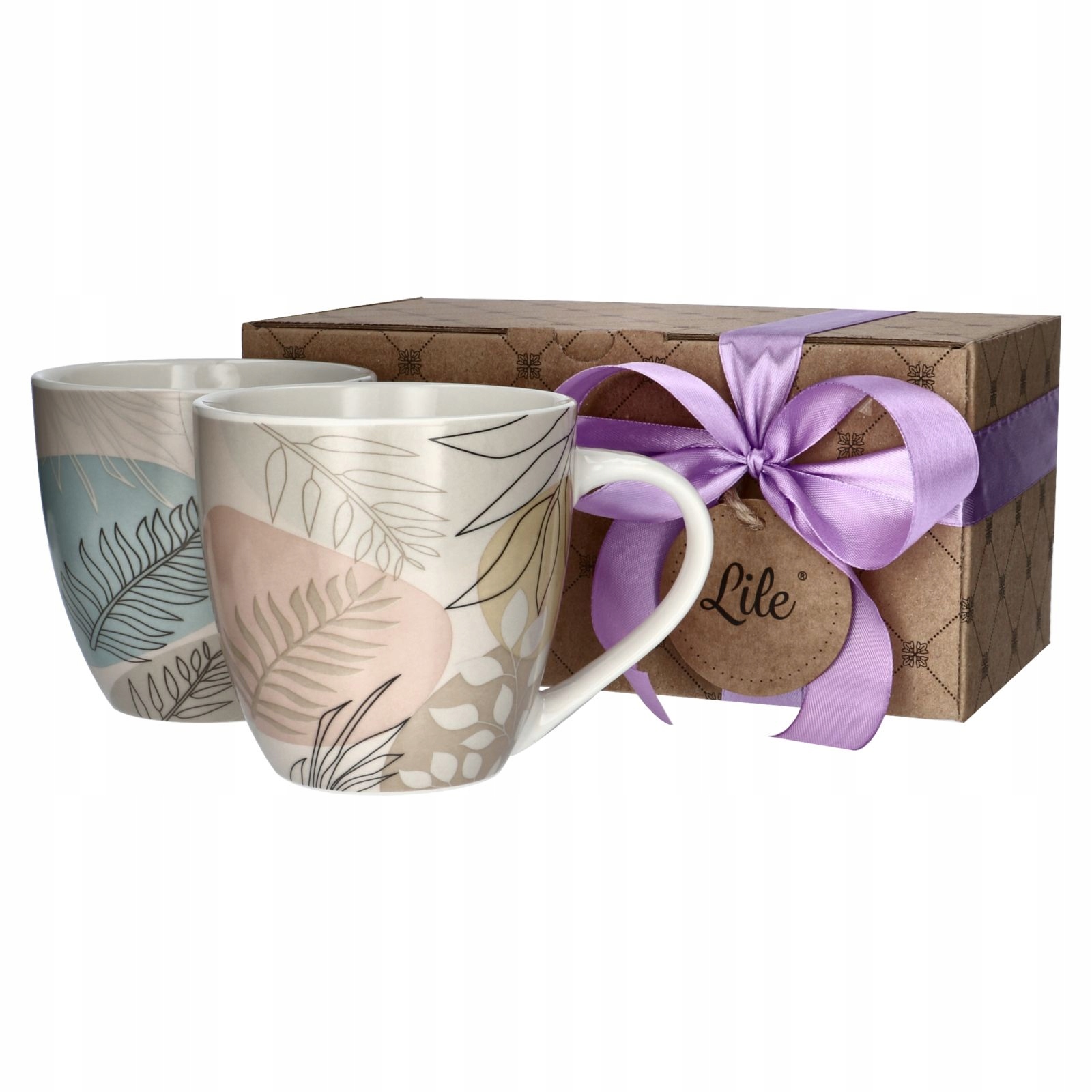 

Kubek do kawy duży porcelanowy 2 kubki