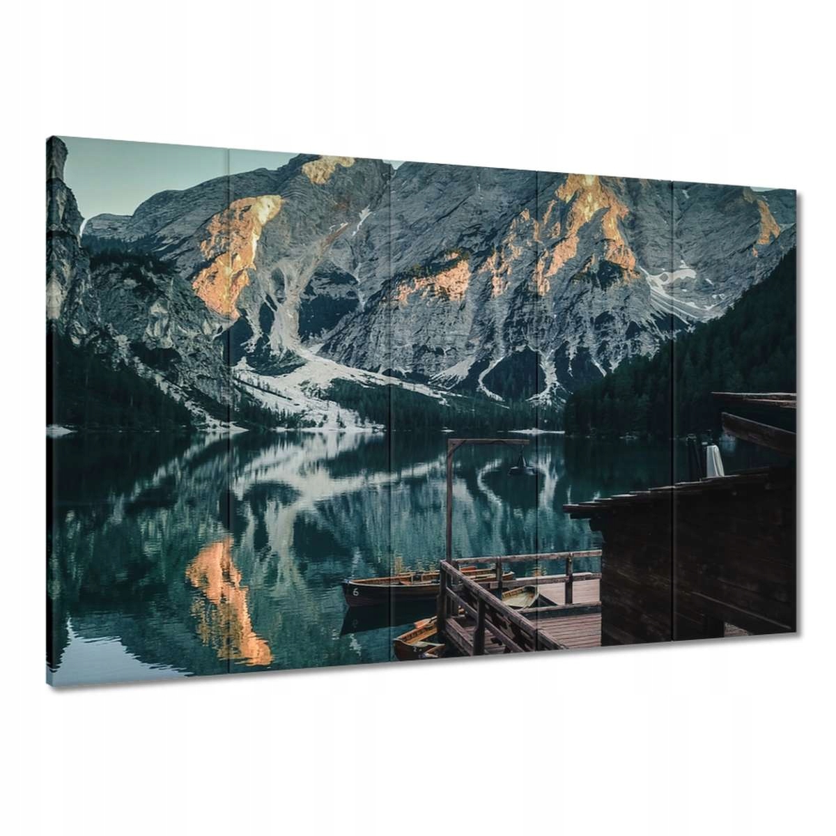 Obrazy 100x70 Dřevěný domek v horách