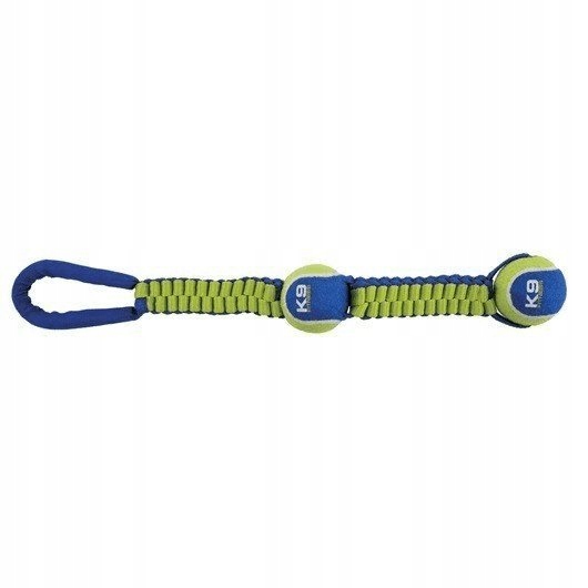 Levně Hračka na přetahování Zeus K9 Fitness se 2 míčky, 53 cm