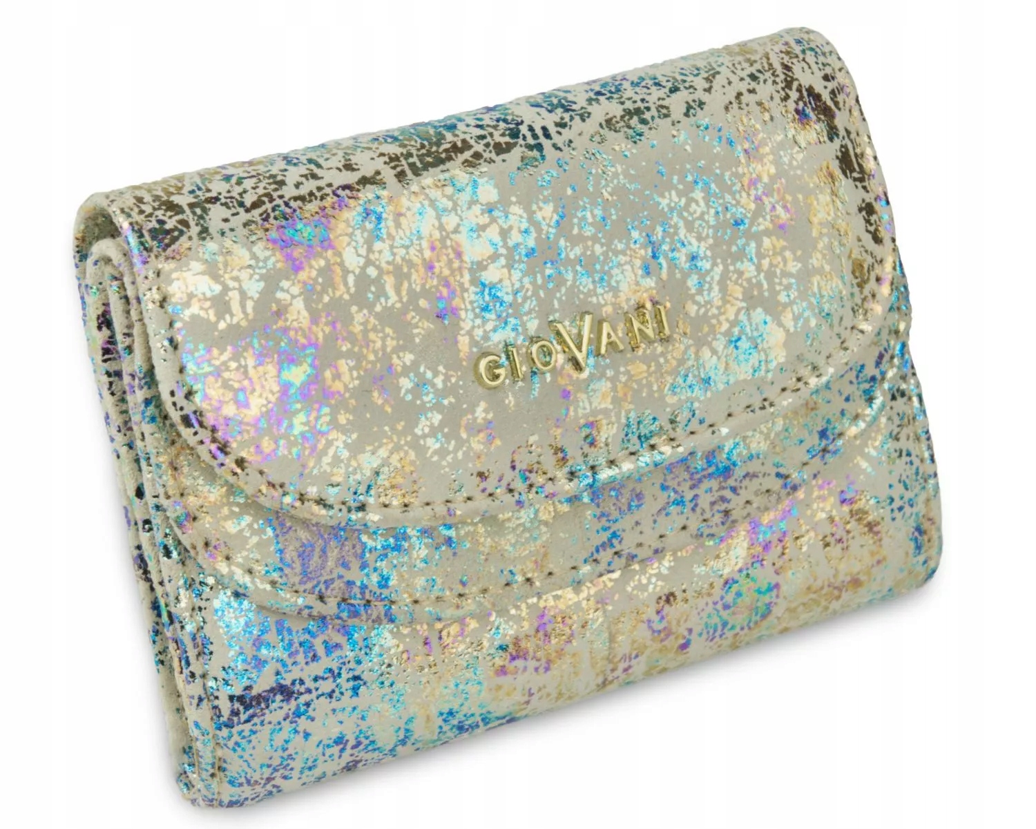 Dámská kožená peněženka Vanessa Giovani Rfid Zlatá