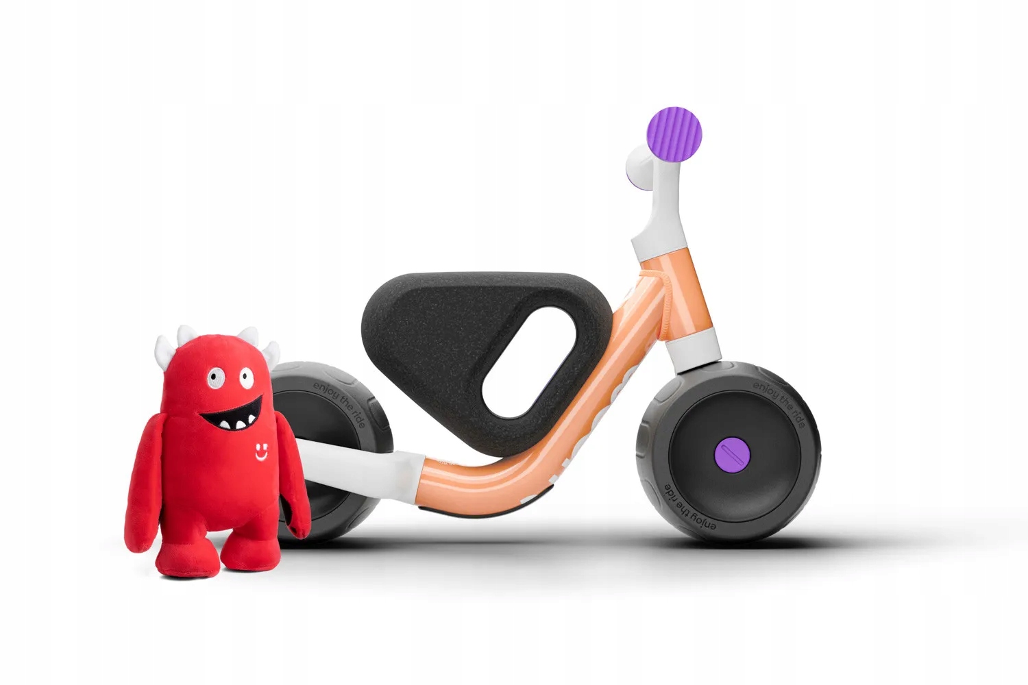 Rowerek biegowy Woom Wow pop peach