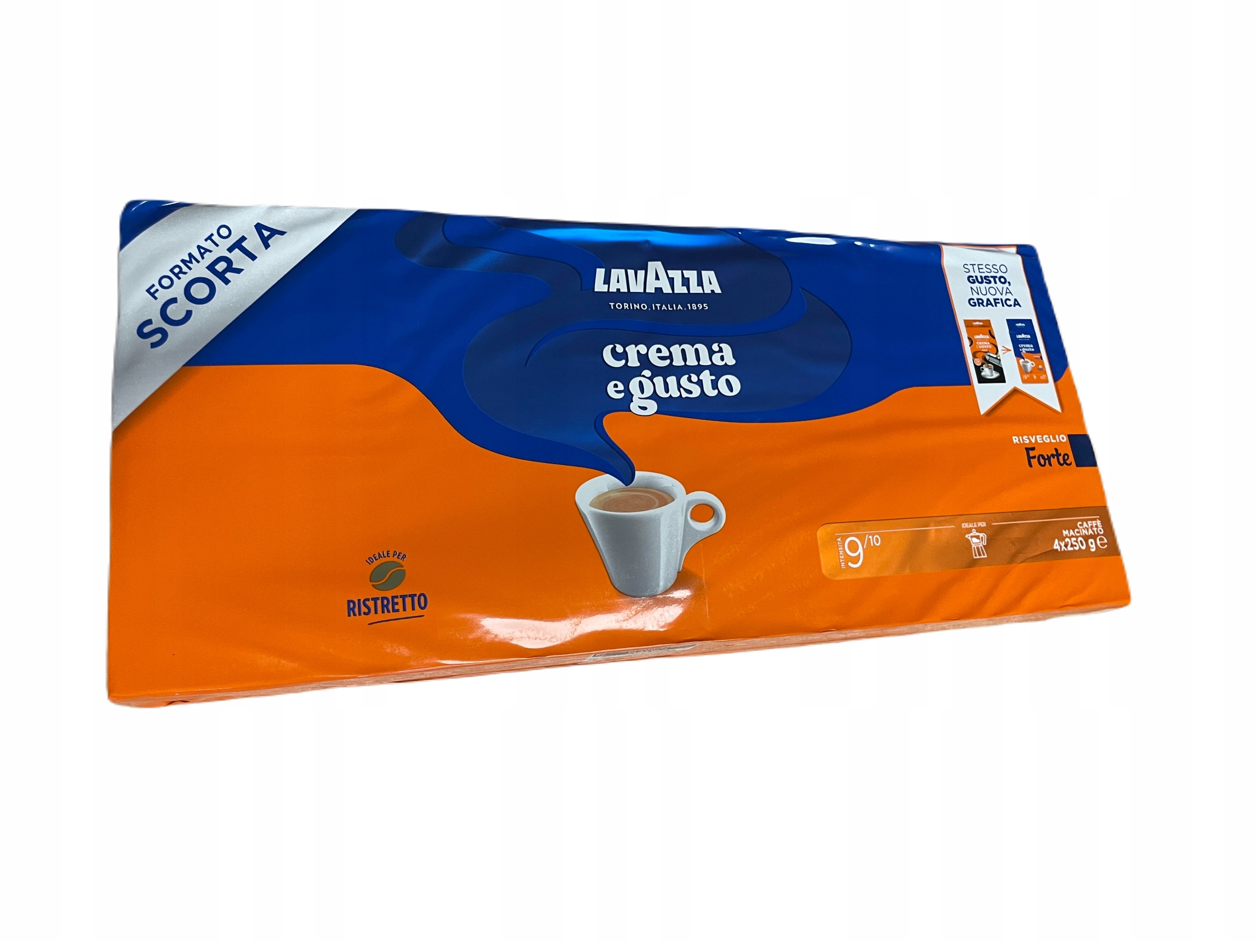 Levně Mletá Káva Lavaza Crema E Gusto Forte 4x250 g 1 kg