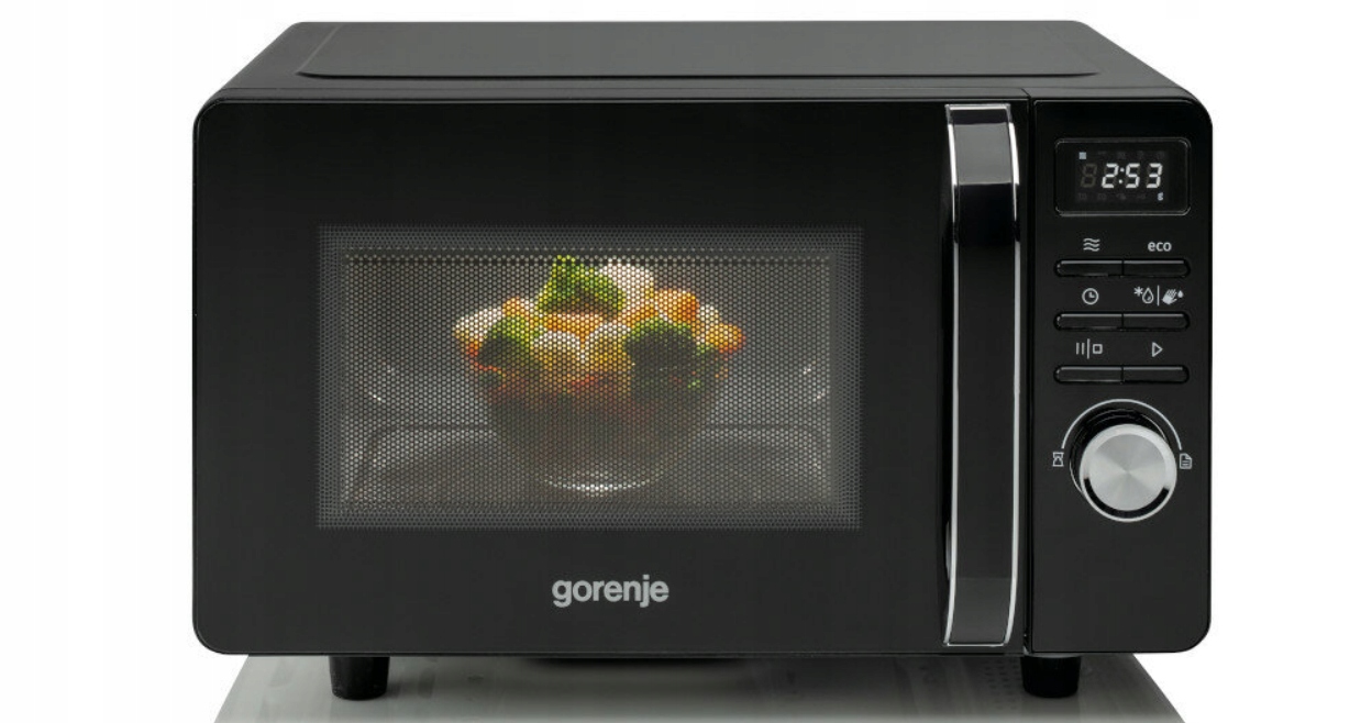Kuchenka mikrofalowa Gorenje MO20S4BC 700W 20L AquaClean 360° Stir Czarny