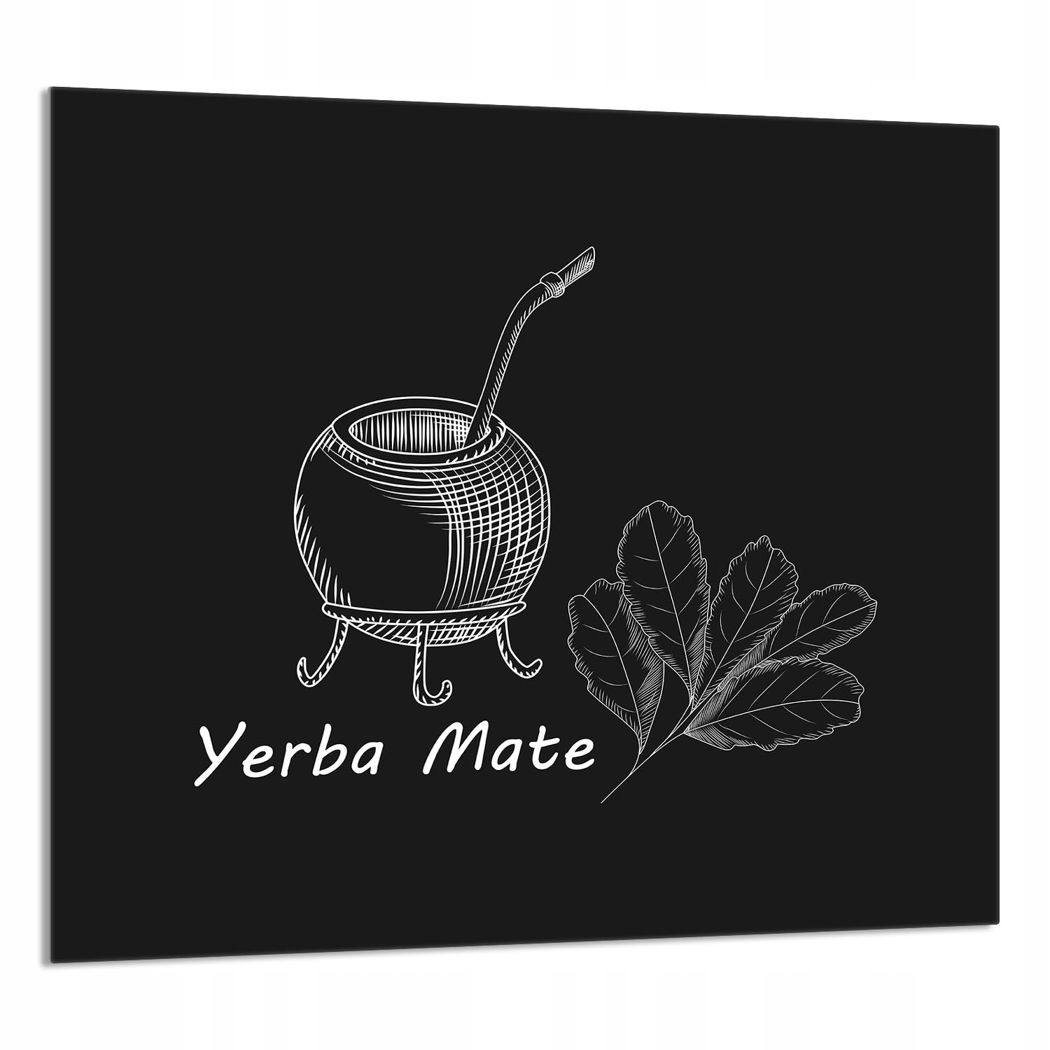 Skleněný Panel Do Kuchyně 65x60 Yerba Tvrzené Sklo