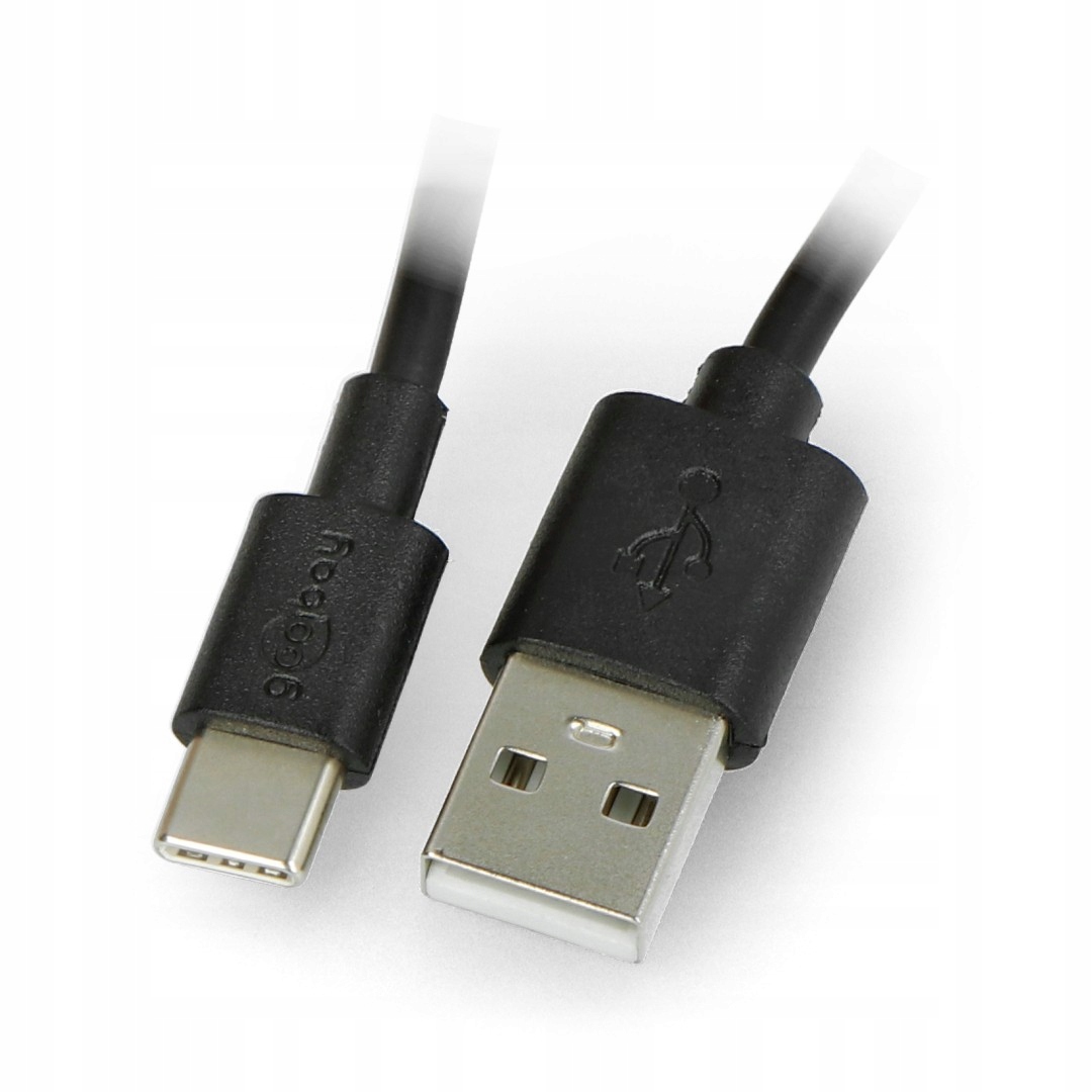 

Przewód Goobay Usb A 2.0 Usb C czarny 0,1m