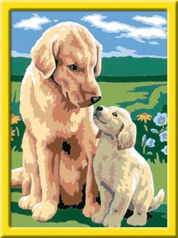 

Malowanie Po Numerach CreArt Psy Ravensburger