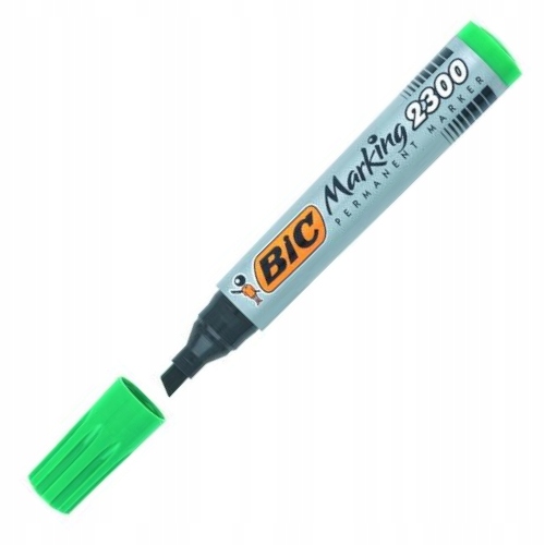 

Marker permanentny Bic 2300 zielony ścięty