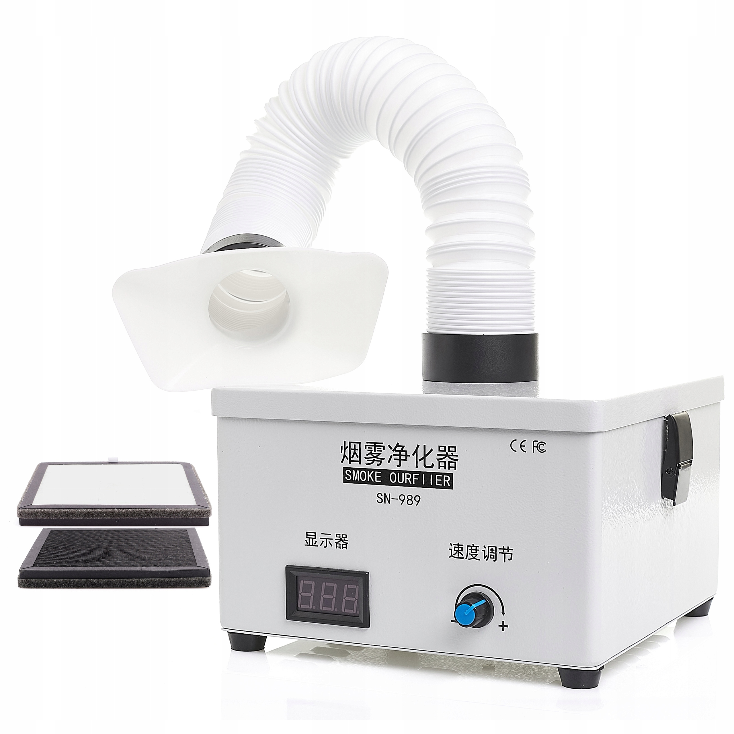 Pohlcovač Kouřových Výparů Odsávač SN-989 Sada Uhlíkových Hepa Filtrů
