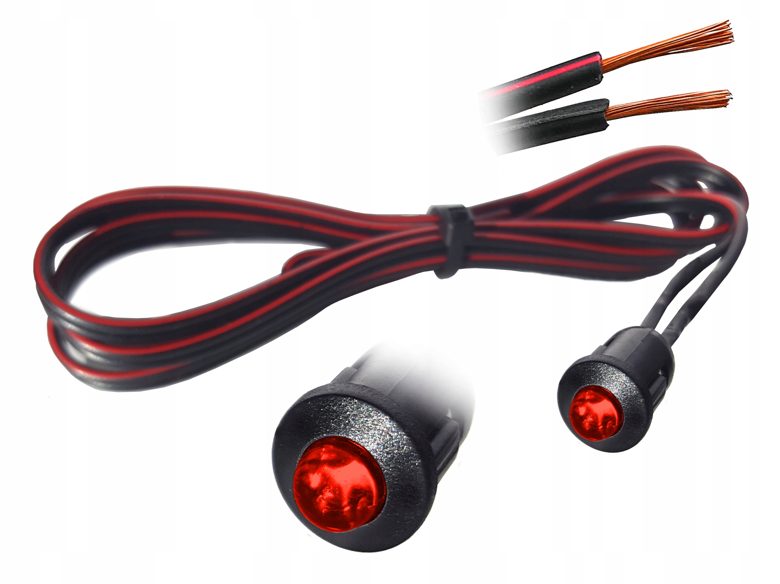 DIODA MIGAJĄCA PULSUJĄCA 12V STRASZAK IMITACJA SYMULATOR ALARMU LED 12V