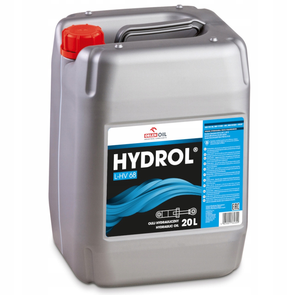 Hydraulický olej Orlen Oil Hydrol L-hv 68 20L Núdzová sada #7
