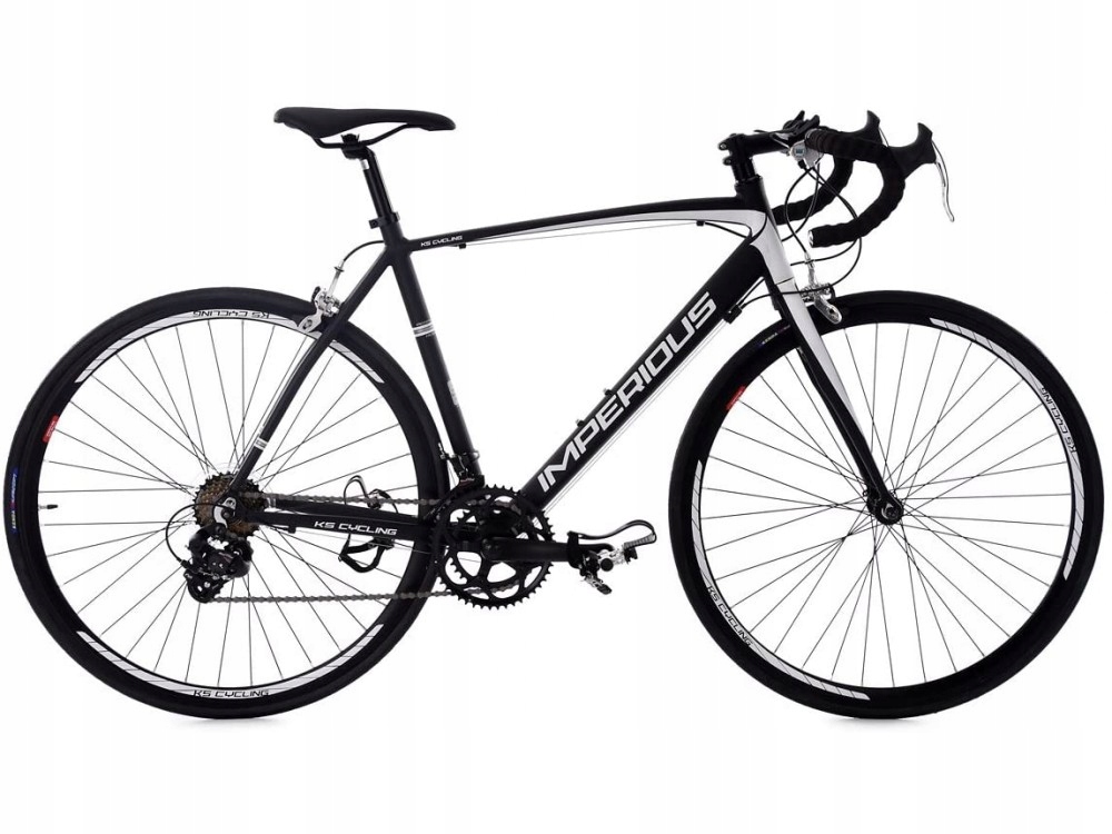 Rower Szosowy Męski 28 Kolarzówka Aluminiowy Dual Pivot Wyścigowy Dzwonek