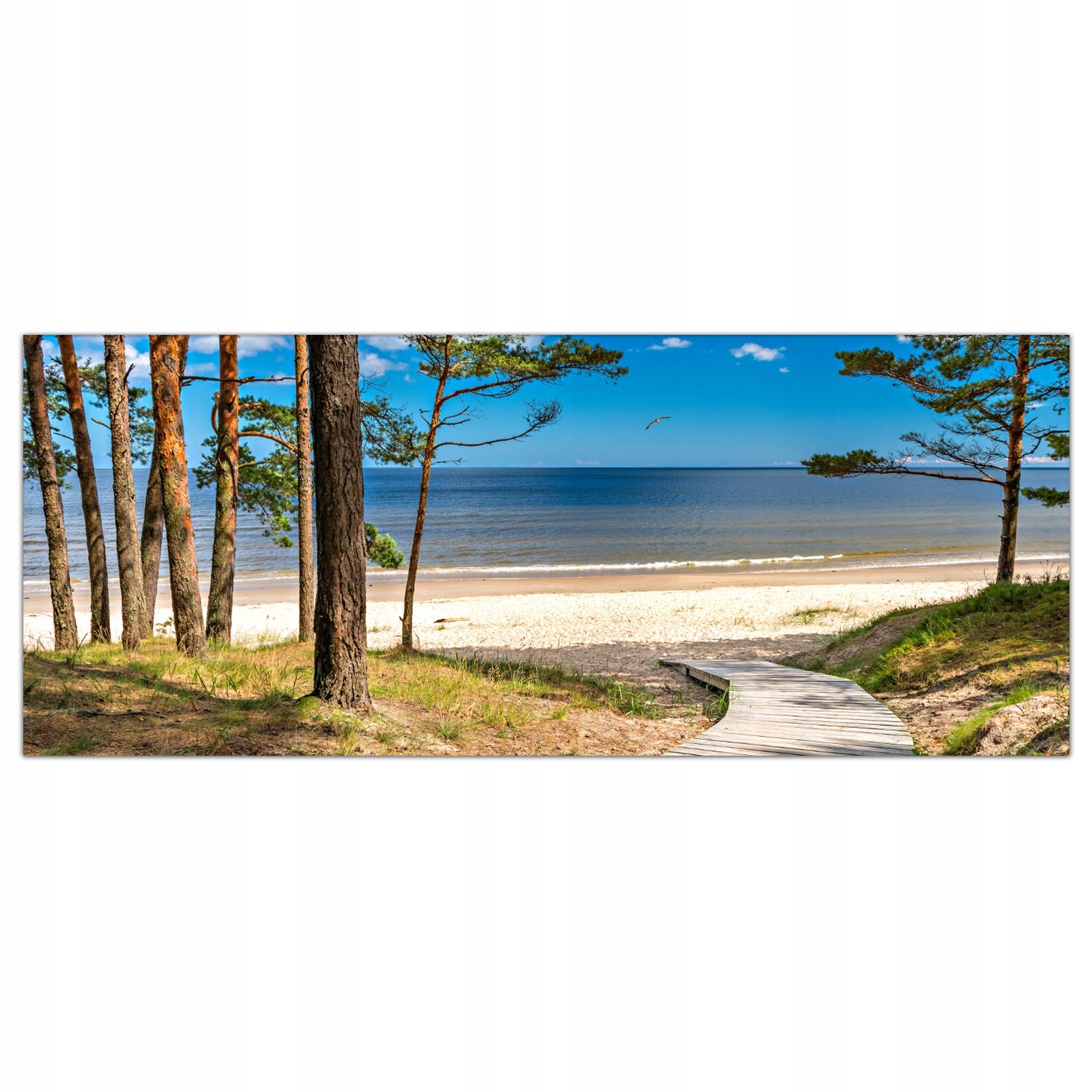 

Hartowany Obraz Szklany Ścieżka Plaża Morze 125x50