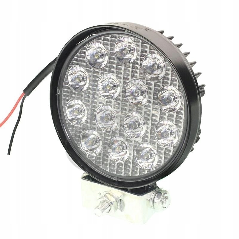 PRACOVNÁ LED LAMPA OKRÚHLA, 14 LED 12-80V, FI 112MM, HRÚBKA 47MM