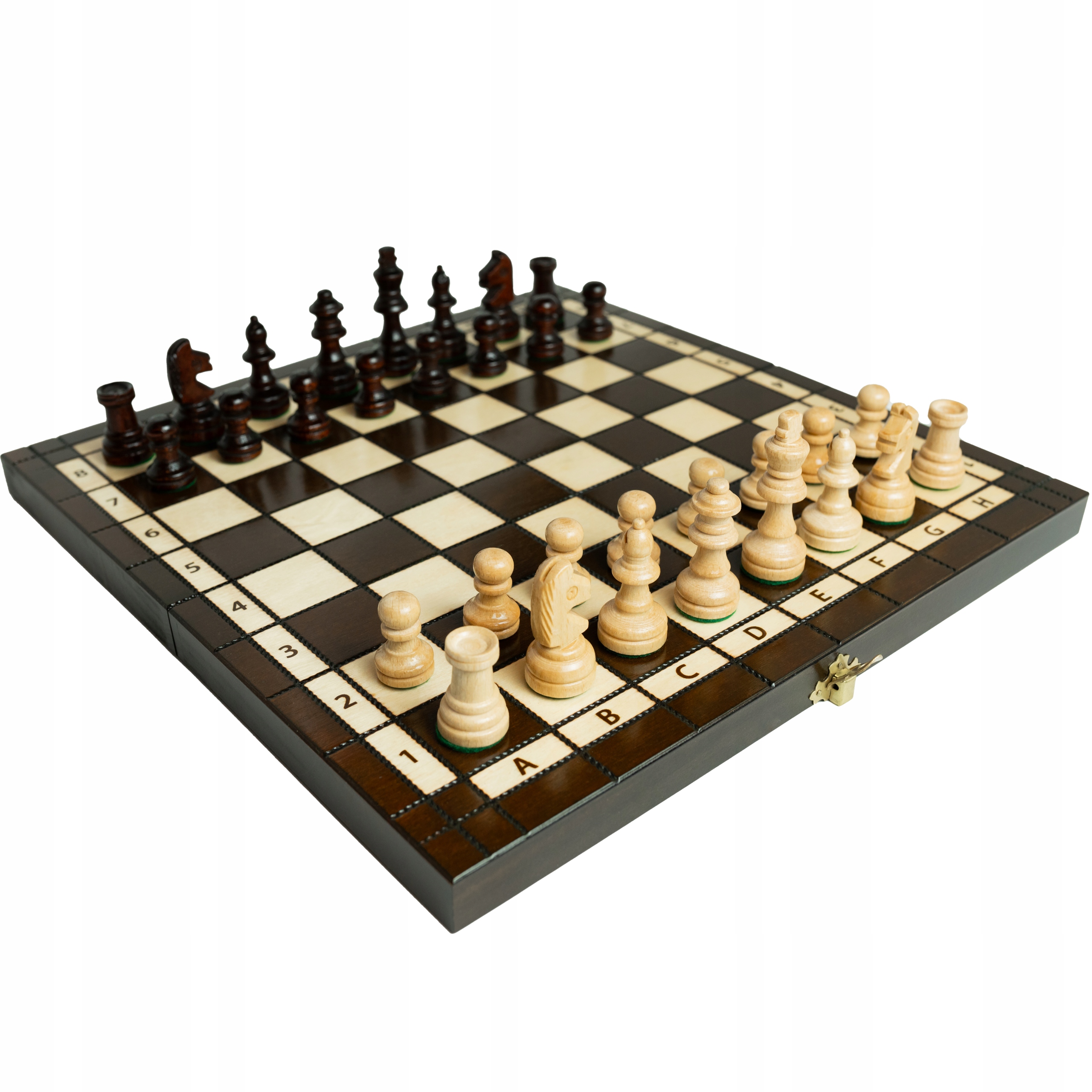 SZACHY DREWNIANE TURNIEJOWE 35CM POLSKI PRODUCENT EAN (GTIN) 5905701755851