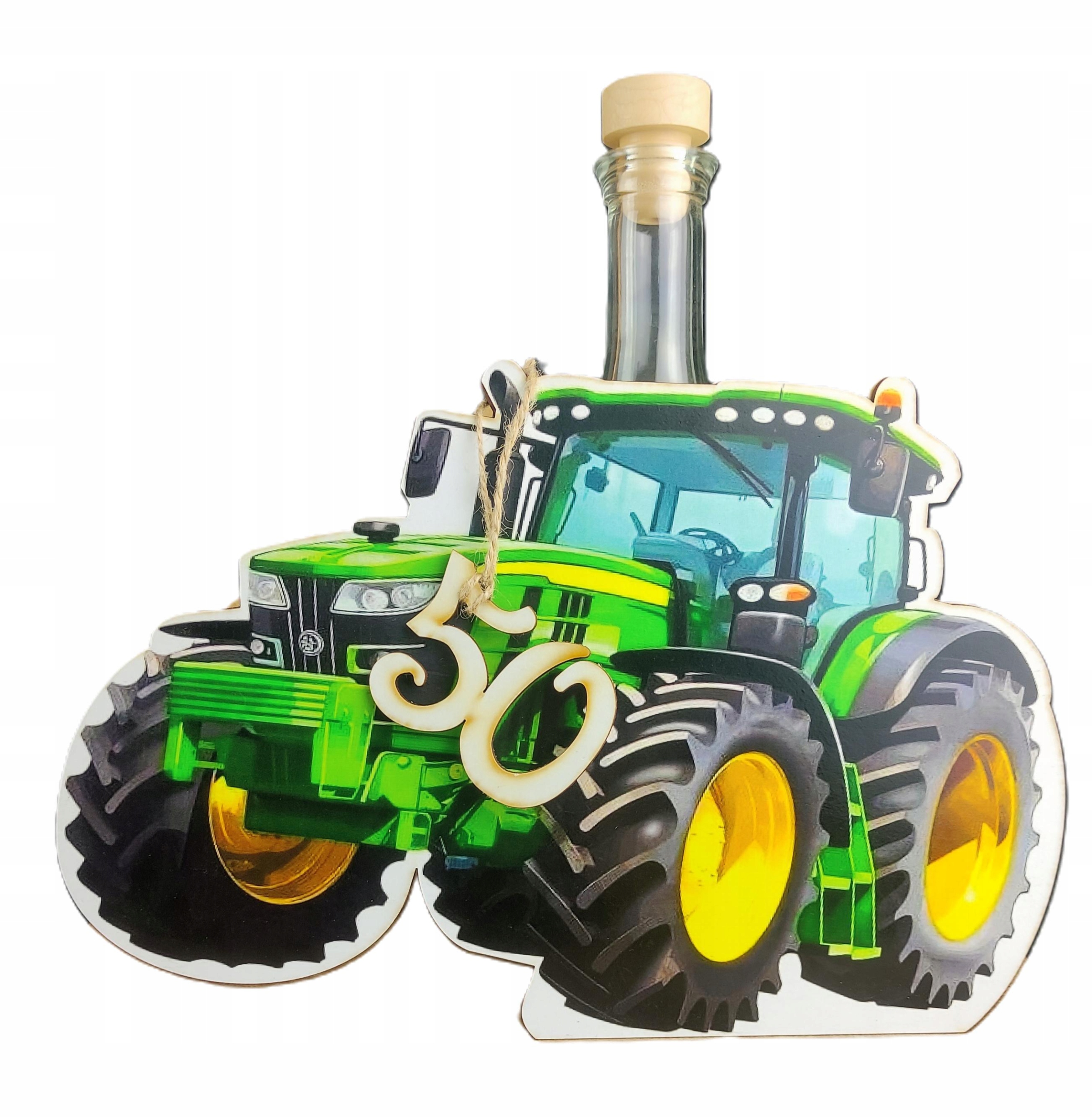 na 50 Urodziny dla Rolnika Traktor Karafka Kieliszki Zestaw