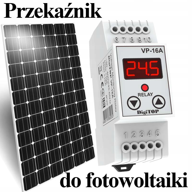 

Przekaźnik napięciowy VP-16Af do fotowoltaiki