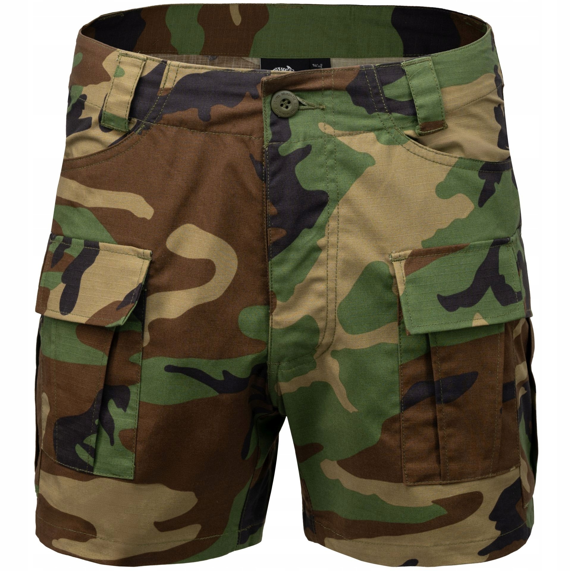 Spodenki Helikon-Tex męskie bojówki krótkie Cargo Us Woodland S