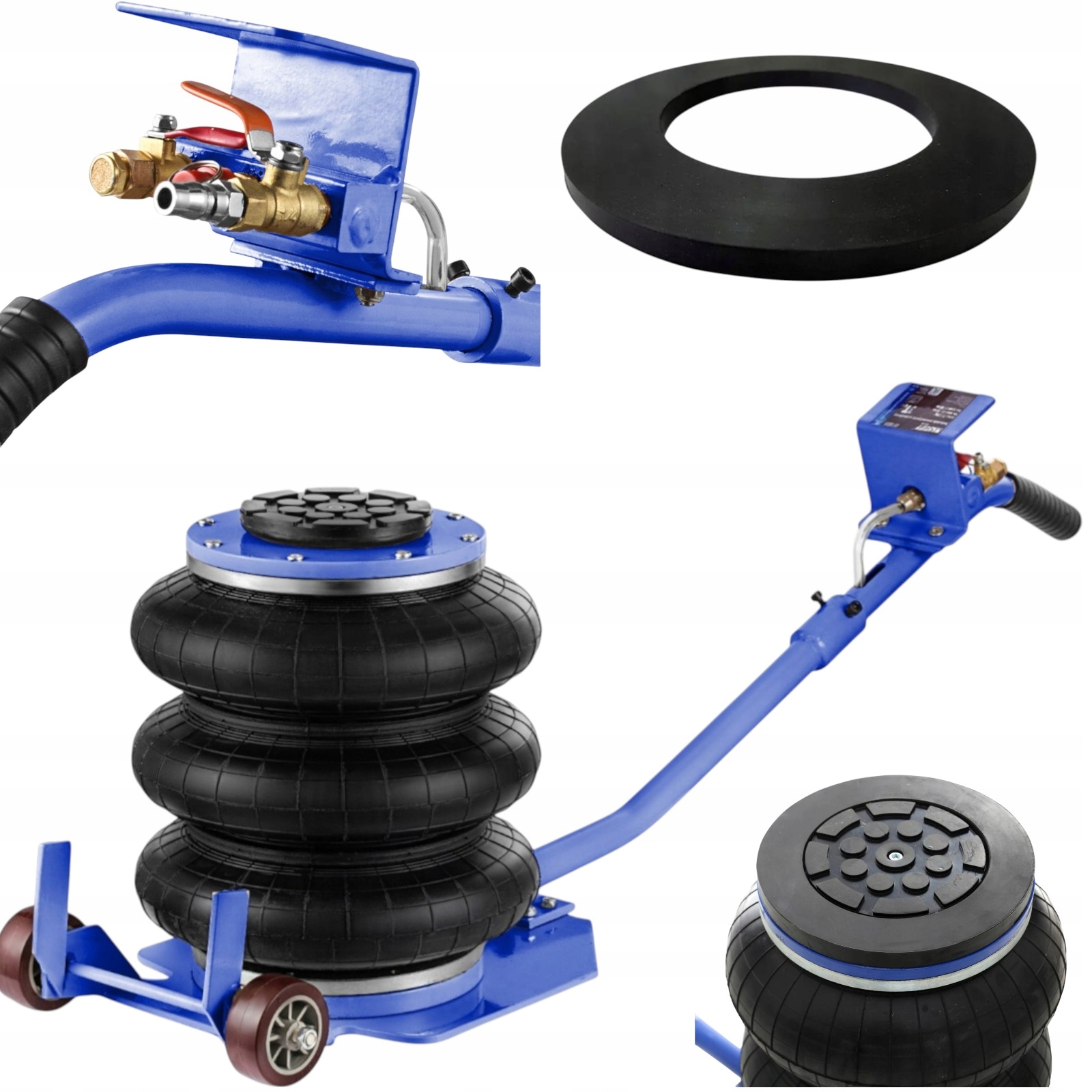 Hever Polštářový Zvedák 3,5 t 3500 kg Automobilový Guma do dílny