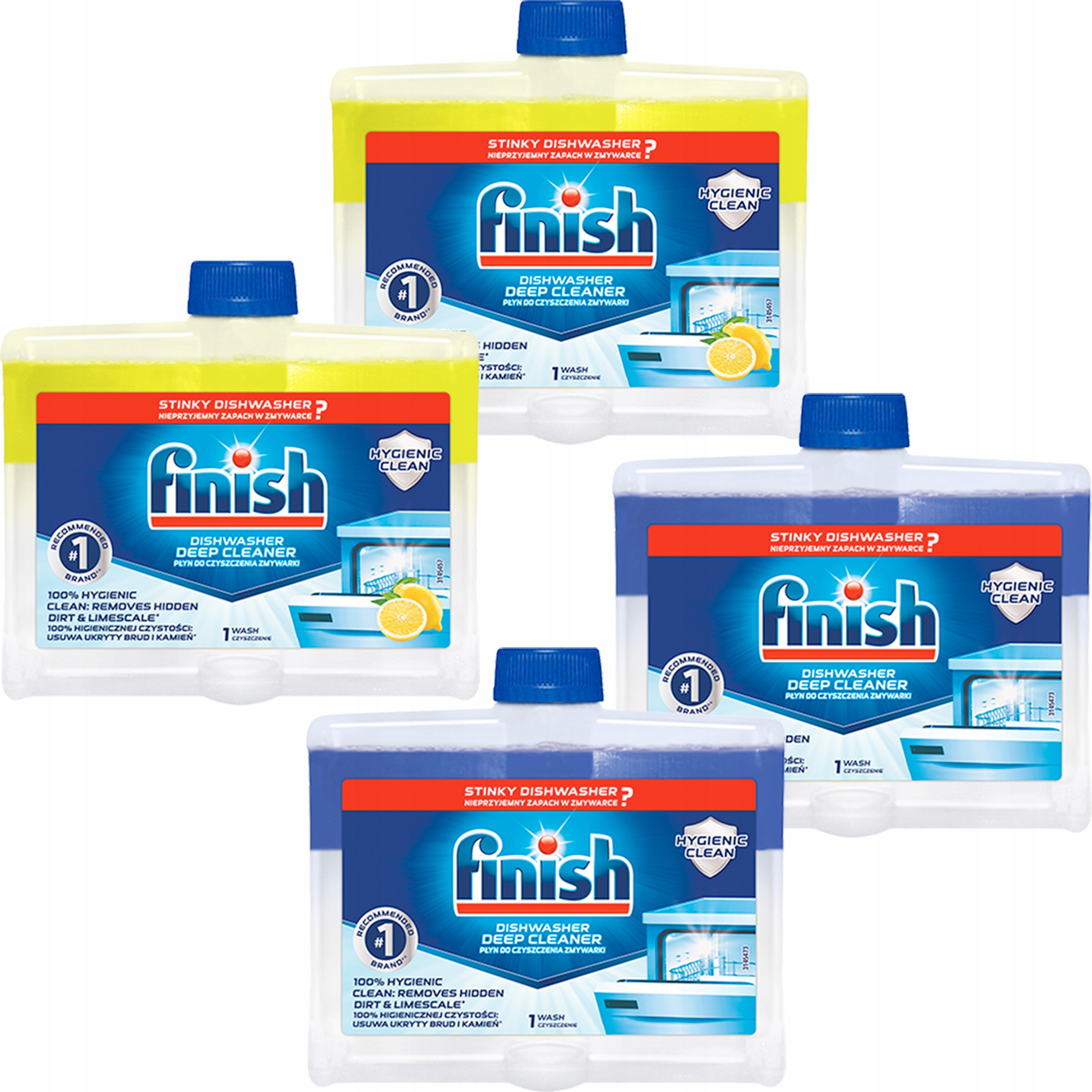 

Finish Czyścik Płyn Czyszczenia Zmywarki 4x 250ml