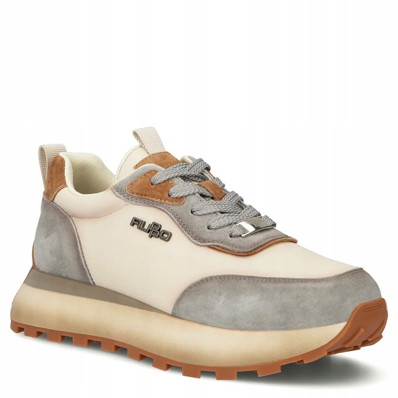 Filippo DP7754 Béžové Kožené Tenisky 37