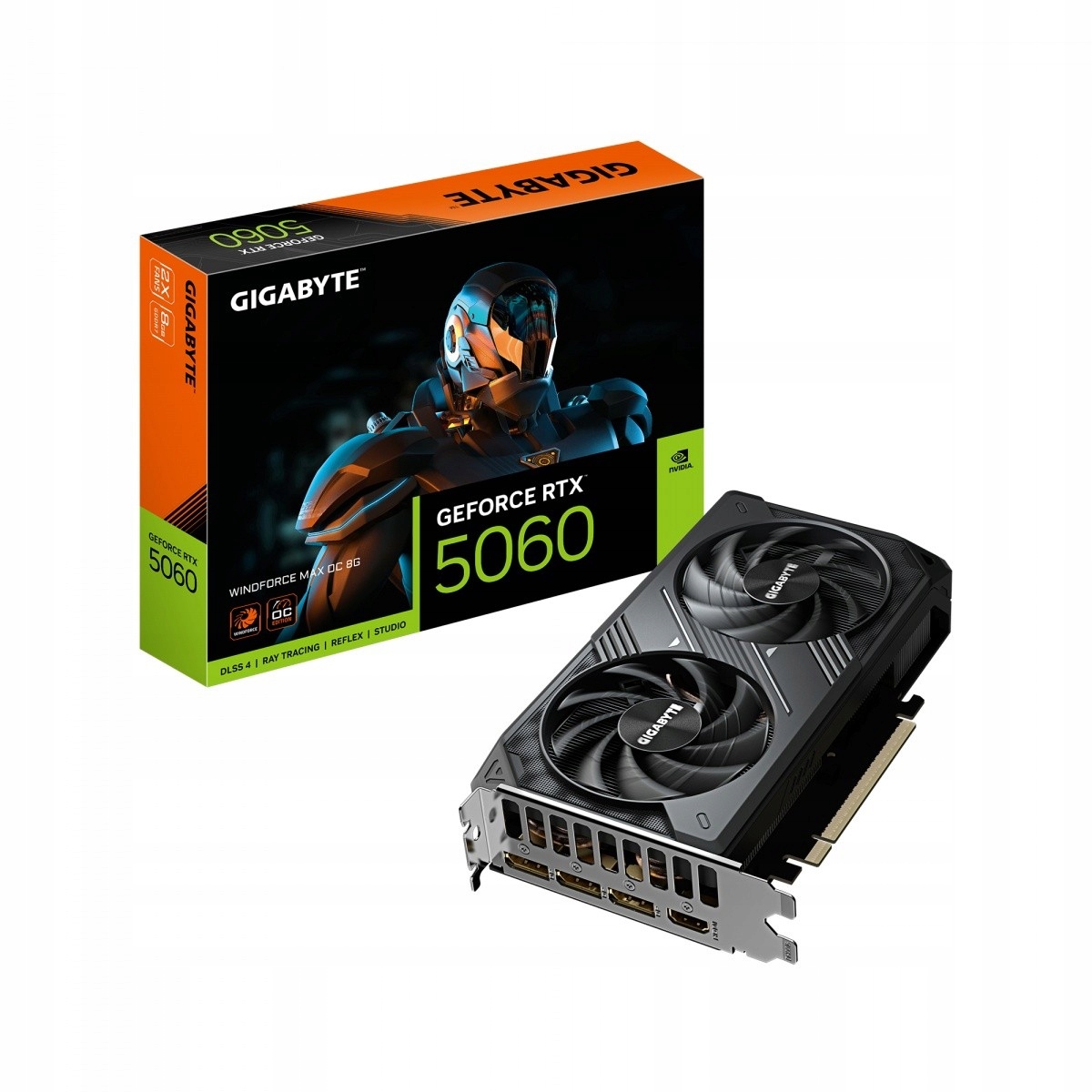 Grafická karta GeForce Rtx 5060 Windforce Max Oc 8G GDDR7 3DP/HDMI