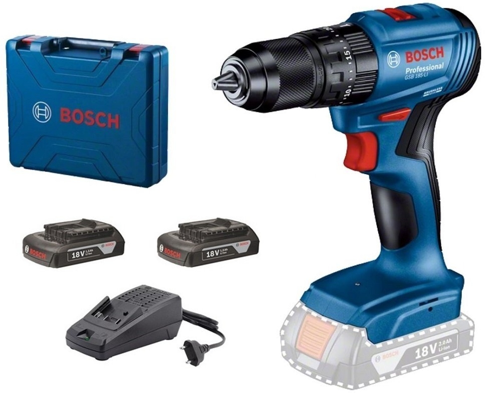 Bosch Professional 18V akumulatorowa wkrętarka udarowa Gsb 185-LI