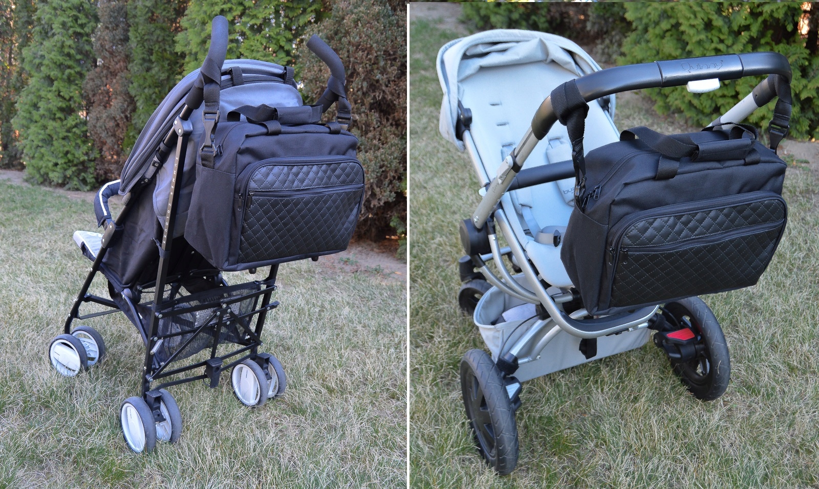 MOCNA POLSKA UNIWERSALNA TORBA DO WÓZKA Z PASKIEM Liczba kieszeni 4