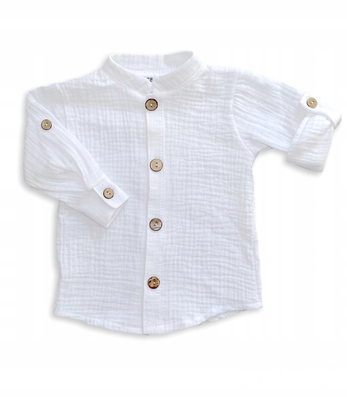 152 Bluzka koszula muślinowa POLSKA podpinana