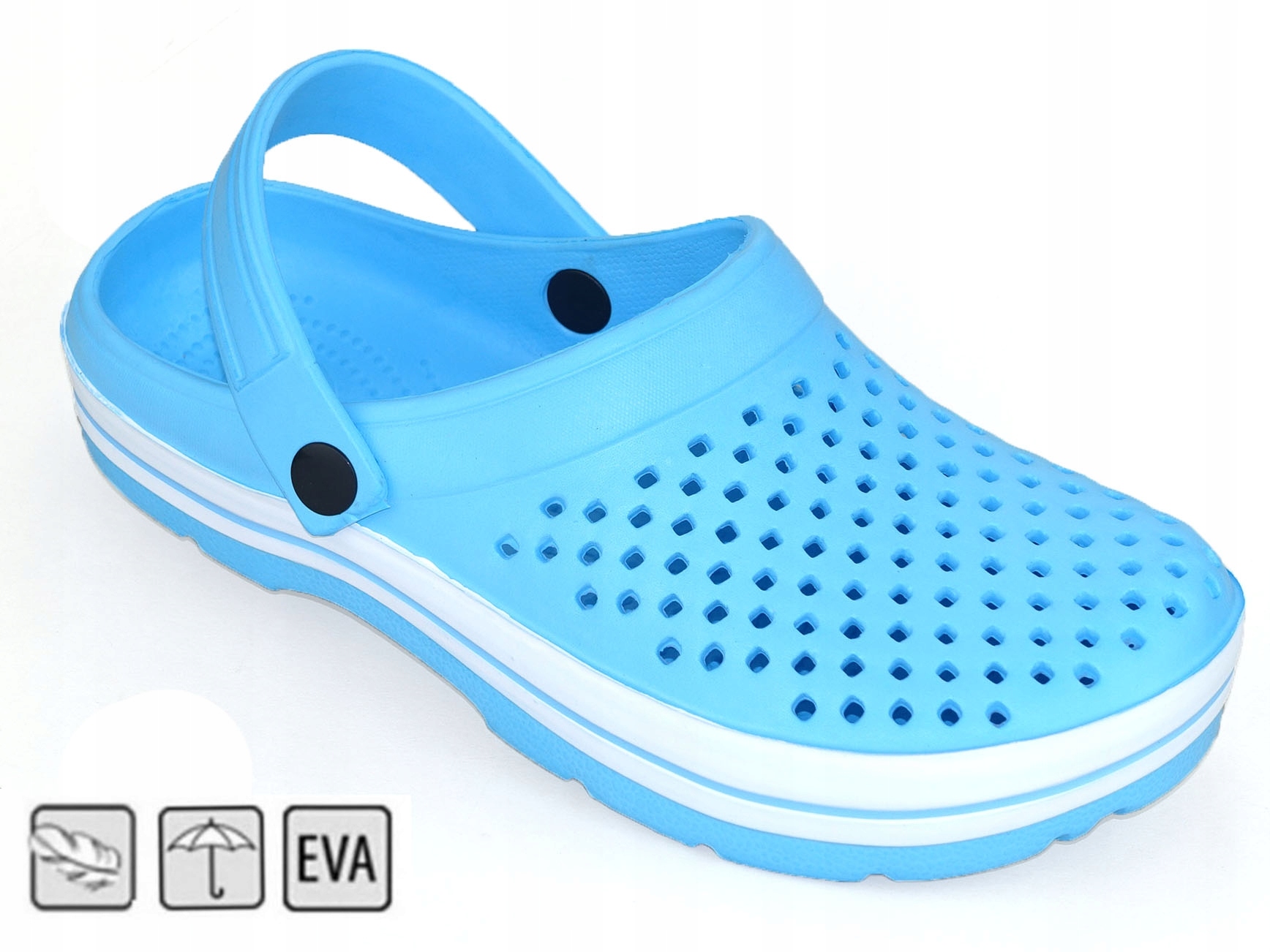 KROKSY KLAPKI OGRODOWE DAMSKIE LACZKI PIANKI