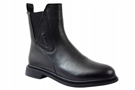 Botki damskie czarne sztyblety r.36