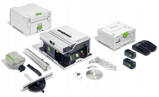 Akumulatorowa stołowa pilarka tarczowa Festool Csc Sys 50 EBI-Plus