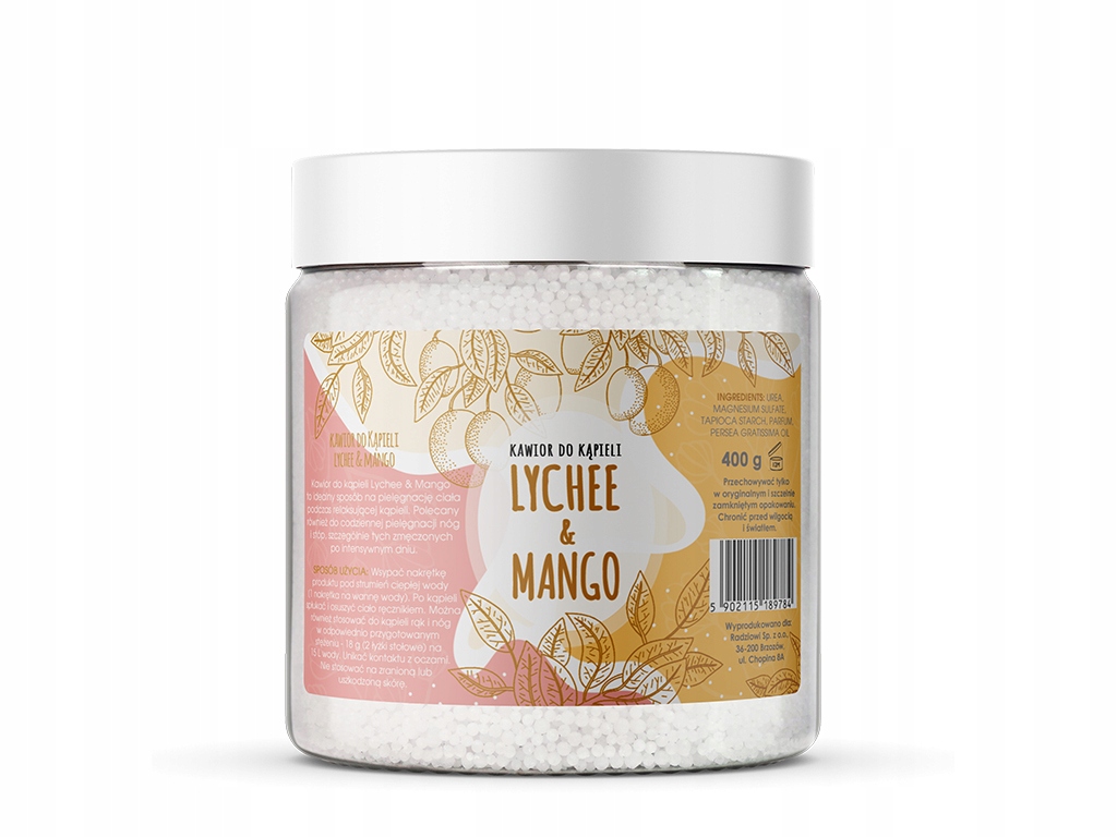

Kawior Sól Do Kąpieli Lychee&mango 400G