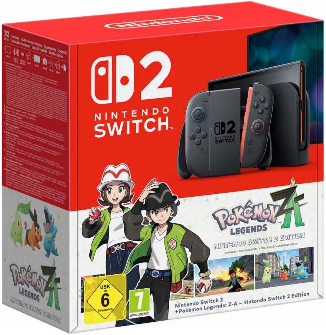 Konsola NINTENDO Switch 2 Black + Pokémon Legends: Z-A (do